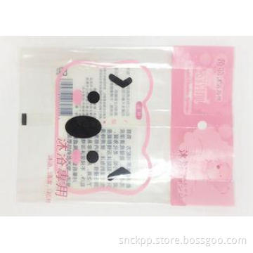 Printed Clear Colorful Flexible Packaging Bag ,  Back seal